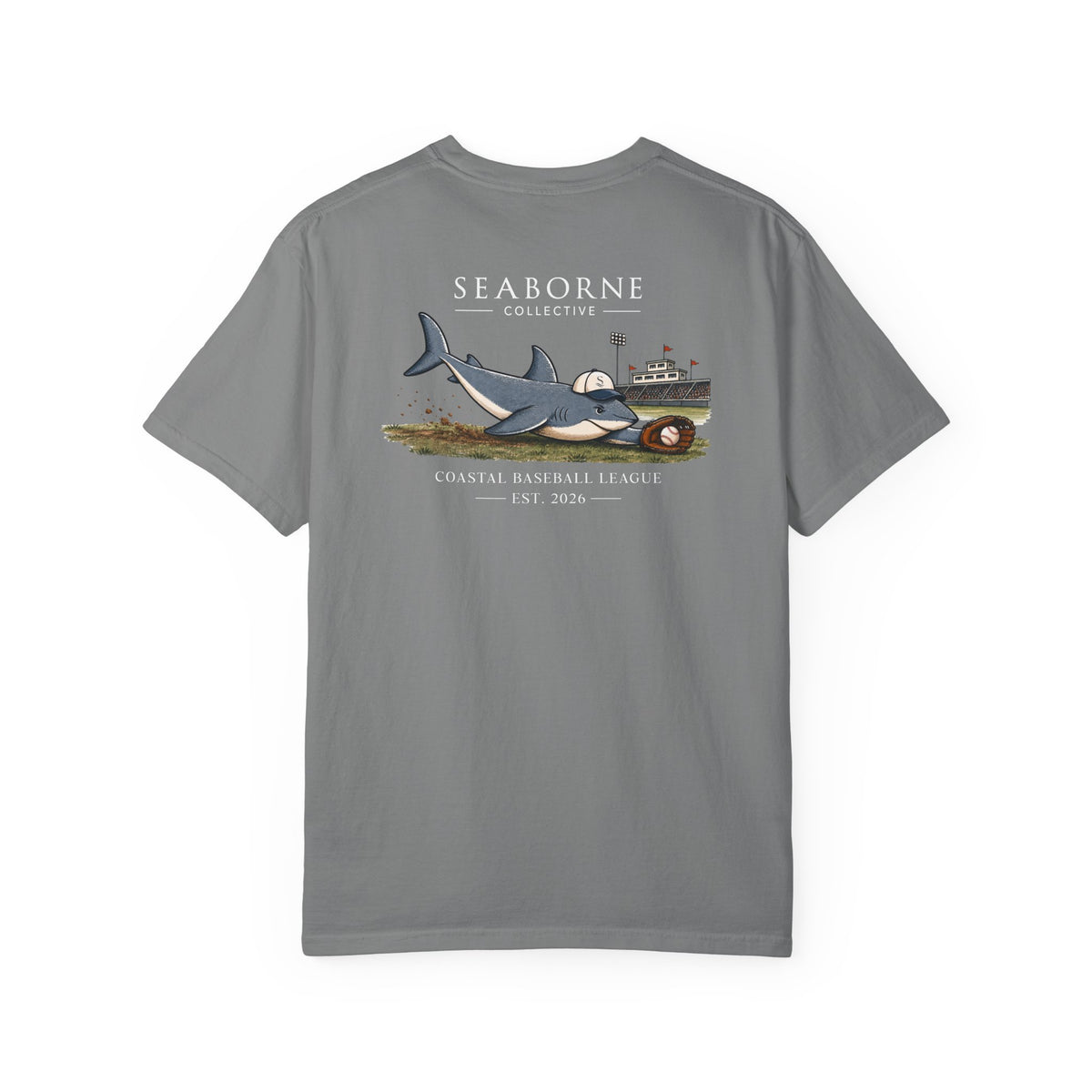Shark Baseball Tee
