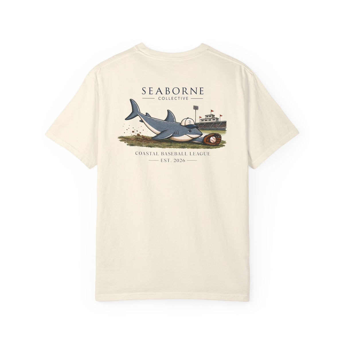 Shark Baseball Tee