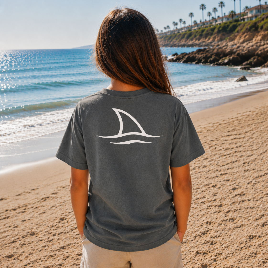 T-shirt Aileron de requin pour enfant